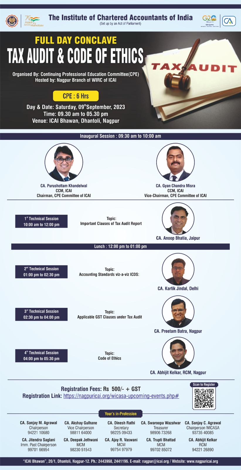 The institute of chartered accountants of india the nagpur branch of